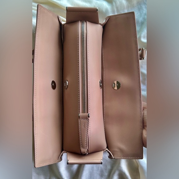 🔥FLASH SALE $599🔥NWOT Longchamp Pink Paris Premier Medium Calfskin* Tote*** - Picture 5 of 10